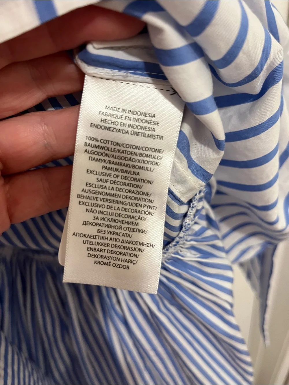 NWOT Polo Ralph Lauren Girls' Striped Cotton Shirtdress Size 16